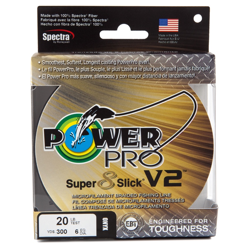 Power Pro Super 8 Slick V2 Moss Green 20 lb 300 yards
